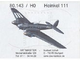 Delphis Models: Heinkel 111 HO