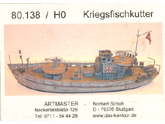 Delphis Models: Kriegfischkutter HO