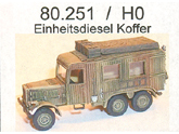 Delphis Models: Einheitsdiesel  Koffer HO