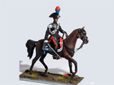 Delphis Models: Carabiniere a cavallo in grande uniforme 75mm